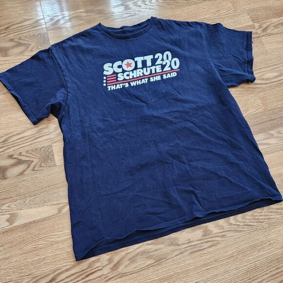 The Office T-Shirt Top Women's/Men's Size Large Blue Tee Pullover - Picture 2 of 5